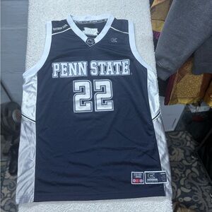 Penn State University PSU Colosseum Navy and White basketball Jersey Patch XL